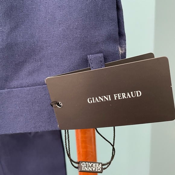 Gianni Feraud Linen Suit Pants. 36W/32L - Picture 5 of 11